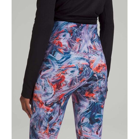 NWT LULULEMON Base Pace High-Rise Tight 31" Sz 0 Atmospheric Purple Multi - Picture 4 of 11